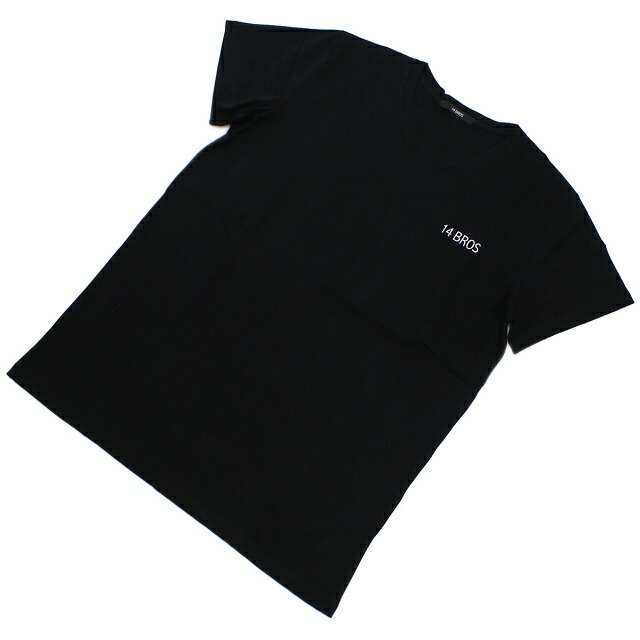フォーティーンブロ Tシャツ メンズ 14BROS コットン100% イタリア 12679A3062B16 NERO ブラック ファッション 選べるモデル プレゼント 実用的