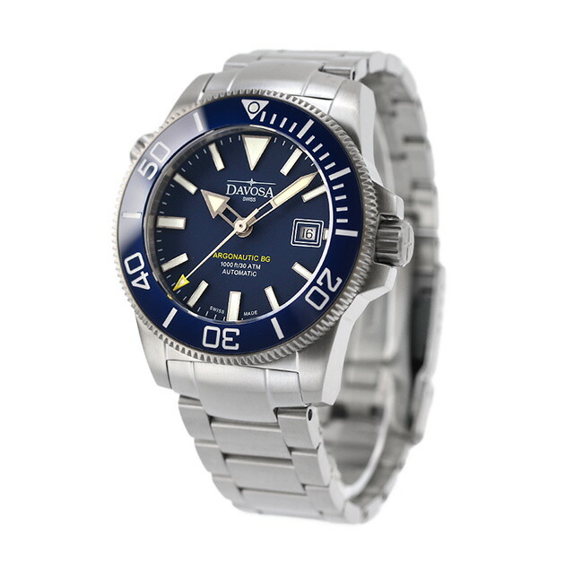 ダボサ アルゴノーティック BG 自動巻き 腕時計 メンズ DAVOSA 161.528.40 アナログ ネイビー スイス製 ブランド おしゃれ 防水 プレゼント 男性 実用的