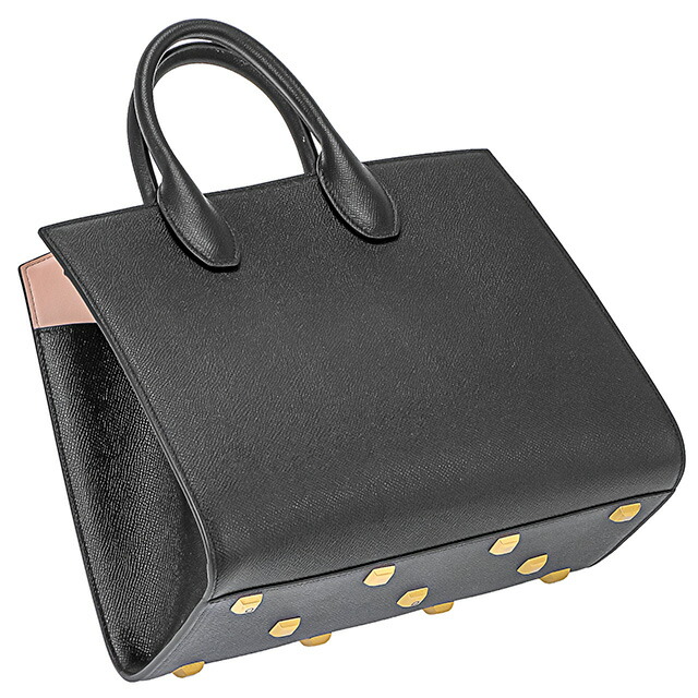 フェラガモ ハンドバッグ レディース Ferragamo 210398CALF NE BO 740 941 ブラック ピンク 軽量 小さめ 手提げ ブランド 高級 おしゃれ プレゼント 女性 実用的 かわいい