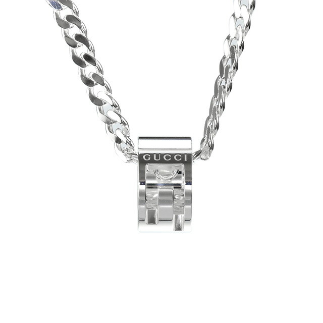 GUCCI グッチ ネックレス ブランド カットアウトG ペンダント シルバー925 GUCCI専用BOX付 Gリング メンズ レディース アクセサリー 223351 J8400 8106 ジュエリー 結婚記念日 誕生日プレゼント ギフト プレゼント 実用的