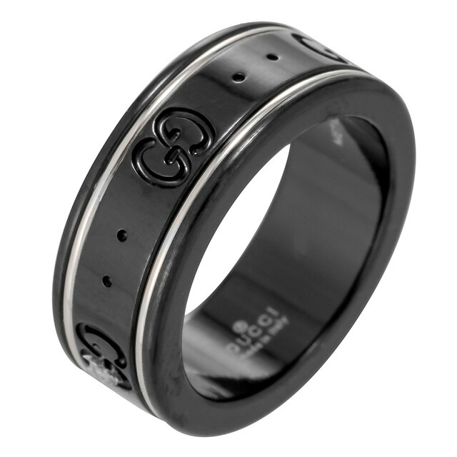 グッチ リング メンズ レディース ブランド GUCCI 225985-I19A1 ブラック