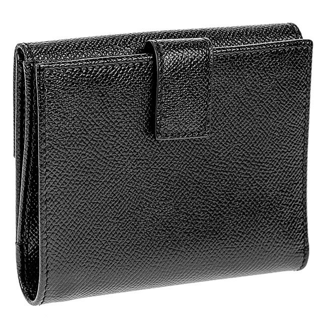 フェラガモ 二つ折り財布 レディース Ferragamo 22C877PEBBLE NER 673 998 ブラック ウォレット ブランド 高級 おしゃれ プレゼント 実用的