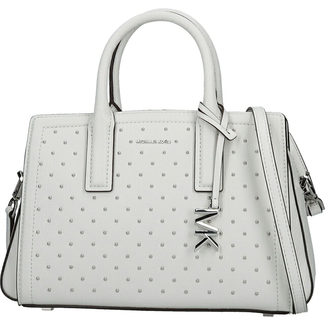 マイケルコース ハンドバッグ レディース ブランド MICHAEL KORS レイラ 2WAY 30R6S9IS1E-085 OPTIC WHITE 軽量 小さめ 手提げ 高級 おしゃれ プレゼント 女性 実用的 かわいい