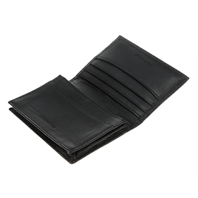 カルバンクライン カードケース メンズ CALVIN KLEIN Card Case Leather 革 レザー 31CK200003 ブラック 小物 定期入れ ブランド 高級 おしゃれ プレゼント 実用的