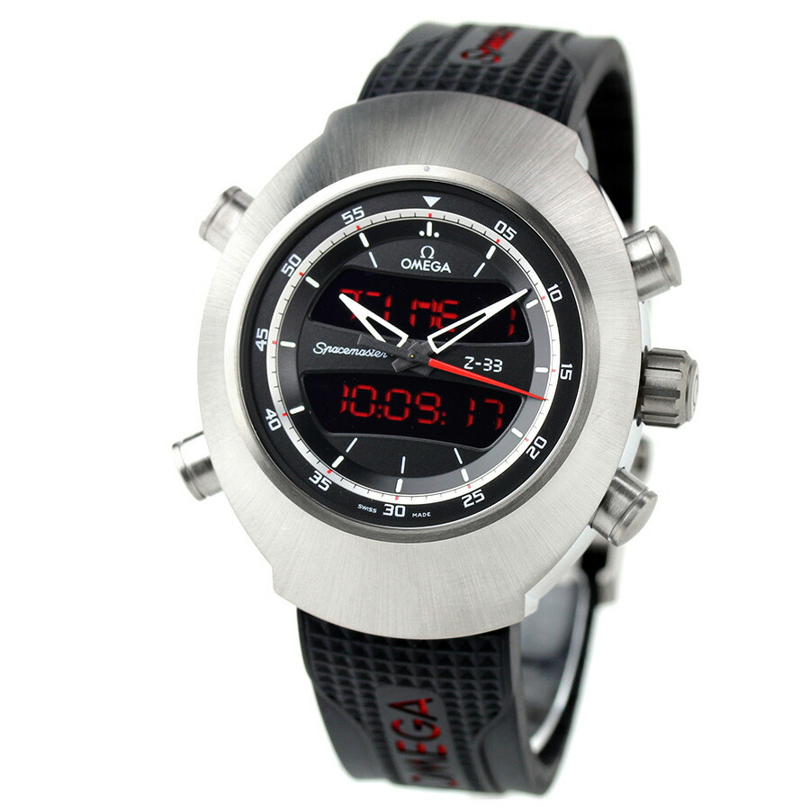 オメガ スピードマスター スペースマスター Z-33 メンズ 325.92.43.79.01.001 OMEGA 腕時計 ブラック 新品 時計