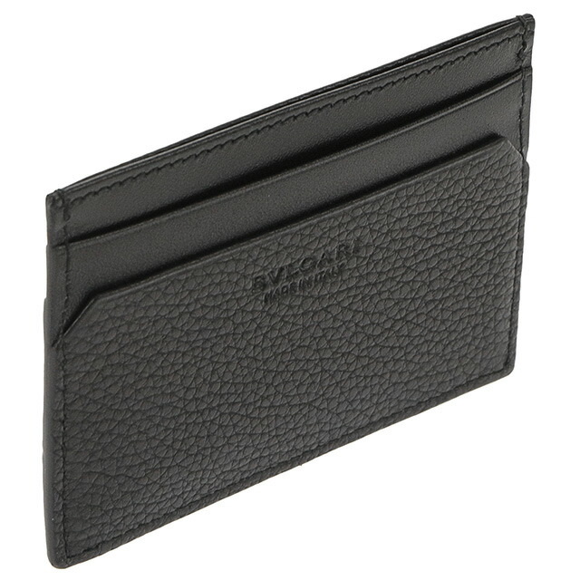 ブルガリ カードケース メンズ BVLGARI 36969 BLK ブラック 定期入れ ブランド 高級 おしゃれ プレゼント 実用的