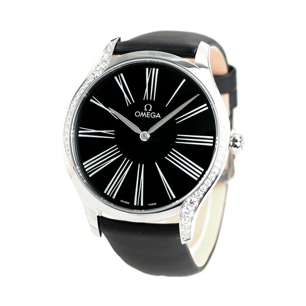 オメガ デビル トレゾア 39mm ダイヤモンド レディース 腕時計 428.17.39.60.01.001 OMEGA ブラック 高級 ブランド おしゃれ 防水 軽い 華奢 プレゼント 女性 実用的