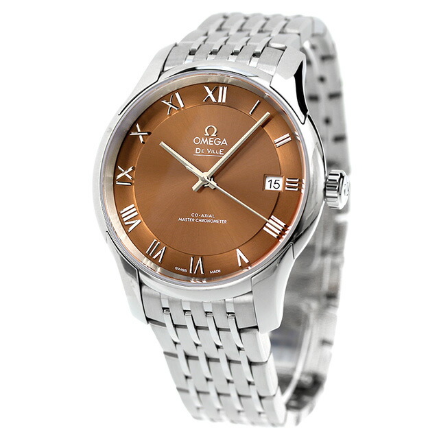 オメガ デビル アワービジョン 41mm 自動巻き 腕時計 メンズ OMEGA 433.10.41.21.10.001 アナログ ブラウン スイス製 高級 ブランド おしゃれ 防水 プレゼント 男性 実用的