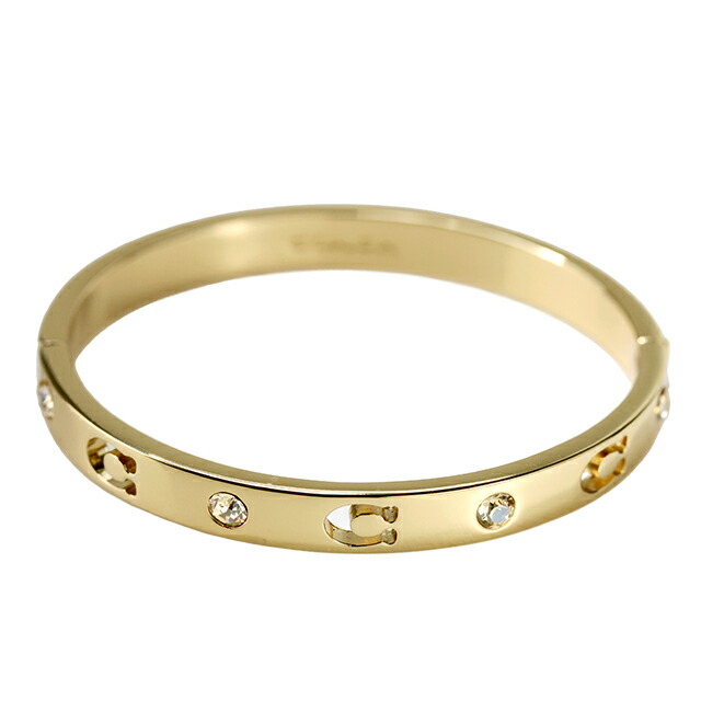コーチ バングル レディース ブランド COACH ロゴ 440616GLD710 ゴールド アクセサリー