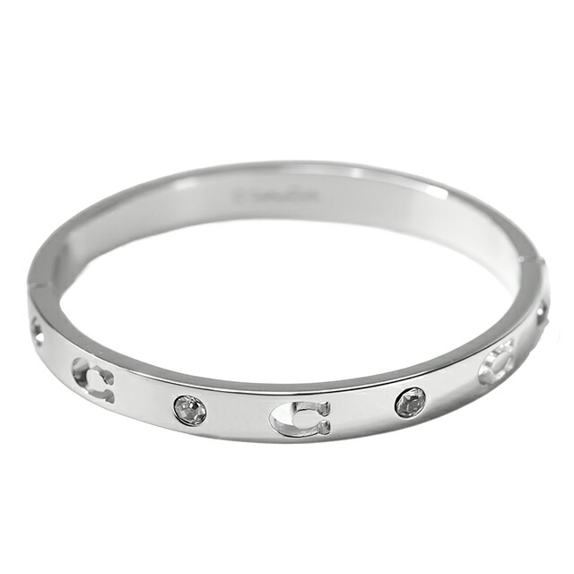 コーチ バングル レディース ブランド COACH ロゴ 440616RHO030 シルバー アクセサリー