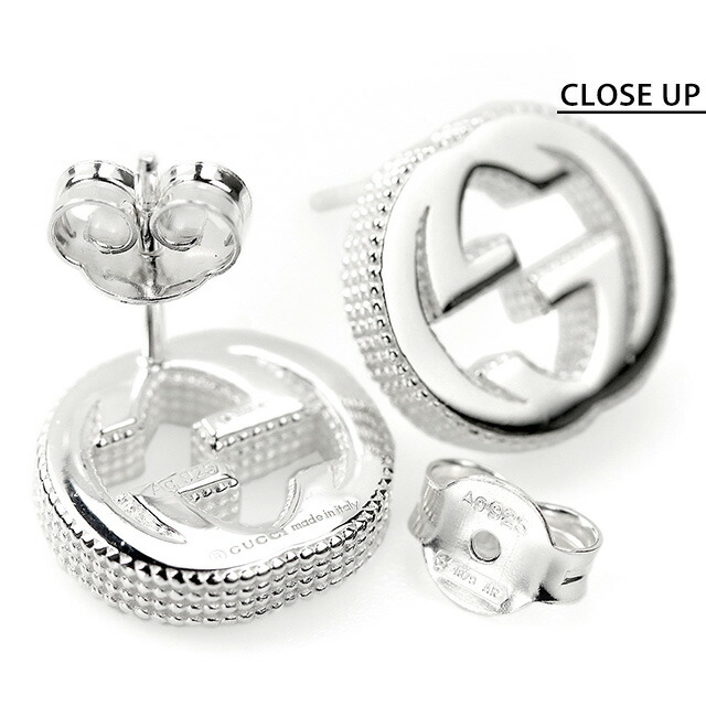 グッチ ピアス GUCCI インターロッキングG シルバー925 ユニセックス メンズ レディース 479227 J8400 8106 シルバー アクセサリー