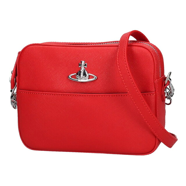 ヴィヴィアン ウエストウッド ショルダーバッグ レディース ブランド Vivienne Westwood 48020008U L008V H401 レッド ビビアン 斜めがけ 高級 おしゃれ プレゼント 女性 実用的 かわいい