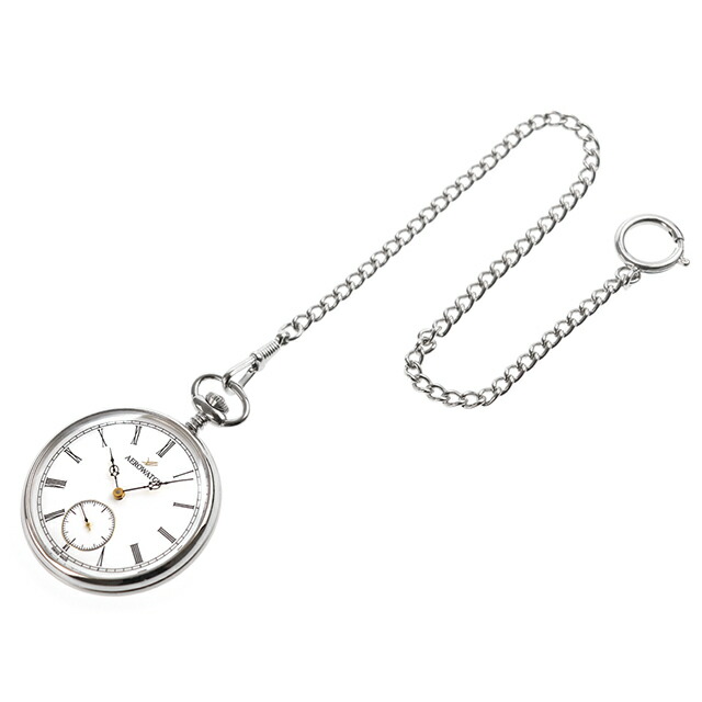 アエロウォッチ 手巻き 懐中時計 ブランド メンズ レディース AEROWATCH 50832-AA03 アナログ ホワイト 白 スイス製