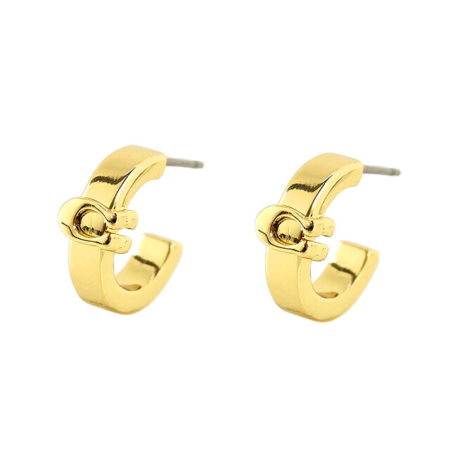 コーチ ピアス レディース COACH ロゴ スタッド 両耳用 560724GLD710 ゴールド アクセサリー ジュエリー ブランド 高級 おしゃれ プレゼント 女性 実用的 かわいい