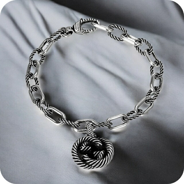 グッチ ブレスレット メンズ ブランド GUCCI 607158-J8400 シルバー