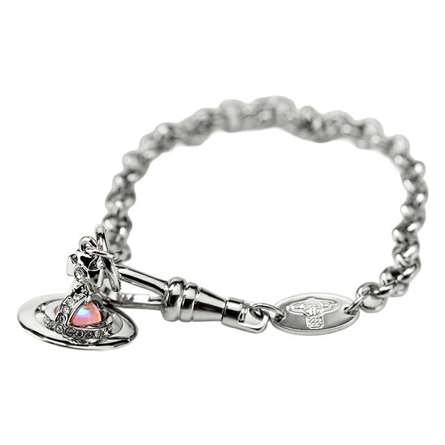 ヴィヴィアン ウエストウッド ブレスレット メンズ レディース Vivienne Westwood プチオーブ 61020057 02P628 シルバー オーロラ アクセサリー ビビアン 腕輪 ジュエリー ブランド 高級 おしゃれ プレゼント 実用的 ペア