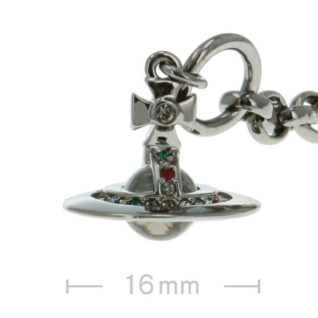ヴィヴィアン ウエストウッド ブレスレット Vivienne Westwood プチオーブ ペンダント メンズ レディース ユニセックス 61020057-S001 ブラック アクセサリー ギフト プレゼント 実用的