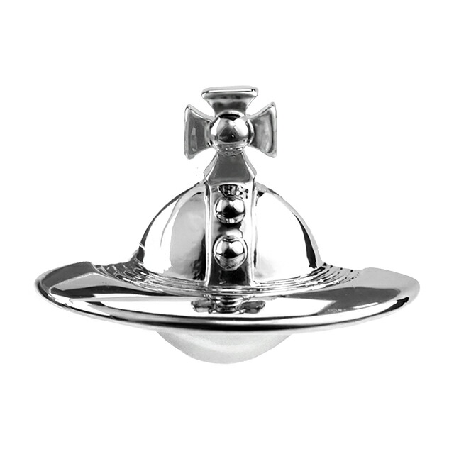 ヴィヴィアン ウエストウッド ピアス レディース ブランド Vivienne Westwood ロゴ スタッド 両耳用 62010038-02P019 シルバー アクセサリー ビビアン