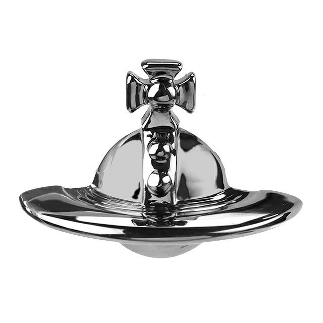 ヴィヴィアン ウエストウッド ピアス レディース Vivienne Westwood ロゴ スタッド 両耳用 62010038-S001 ガンメタル アクセサリー ビビアン ジュエリー ブランド 高級 おしゃれ プレゼント 女性 実用的 かわいい