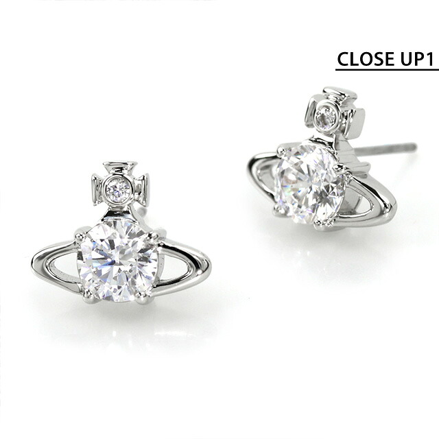 ヴィヴィアン ピアス メンズ レディース Vivienne Westwood レイナ 両耳 真鍮 ユニセックス 62010070/02P102 シルバー アクセサリー ビビアン ギフト ジュエリー ブランド 高級 おしゃれ プレゼント 男性 実用的 かっこいい