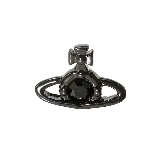 ヴィヴィアン ウエストウッド ピアス メンズ レディース Vivienne Westwood ナノソリティア スタッド 片耳用 62010086 02N113 ブラック アクセサリー ビビアン ジュエリー ブランド 高級 おしゃれ プレゼント 男性 実用的 かっこいい