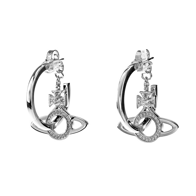 ヴィヴィアン ウエストウッド ピアス レディース Vivienne Westwood ミランダ MIRANDA スタッド 両耳用 62010105-02P102 シルバー アクセサリー ビビアン ジュエリー ブランド 高級 おしゃれ プレゼント 女性 実用的 かわいい