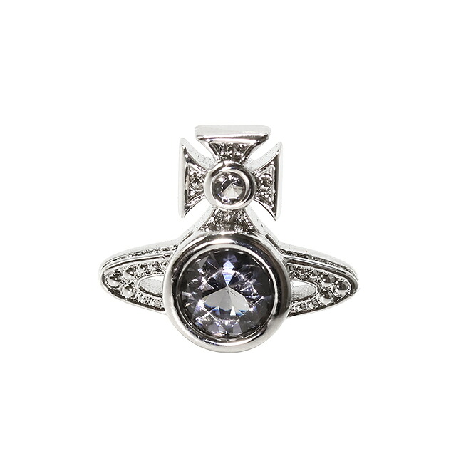 ヴィヴィアン ウエストウッド ピアス メンズ レディース Vivienne Westwood MAN LONDON オーブ ORB スタッド 片耳用 62010239 02P297 シルバー グレー アクセサリー ビビアン ジュエリー ブランド 高級 おしゃれ プレゼント 男性 実用的 かっこいい