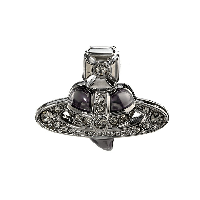 ヴィヴィアン ウエストウッド ピアス メンズ レディース ブランド Vivienne Westwood ディアマンテハート 真鍮 スタッド 片耳用 6201033R-02S322 ガンメタル アクセサリー ビビアン