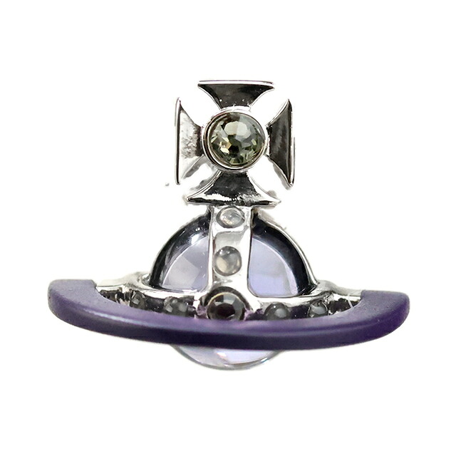 ヴィヴィアン ウエストウッド ピアス メンズ レディース Vivienne Westwood オリジナル オーブ スタッド 片耳用 62010345 02P675 パープル アクセサリー ビビアン ジュエリー ブランド 高級 おしゃれ プレゼント 男性 実用的 かっこいい