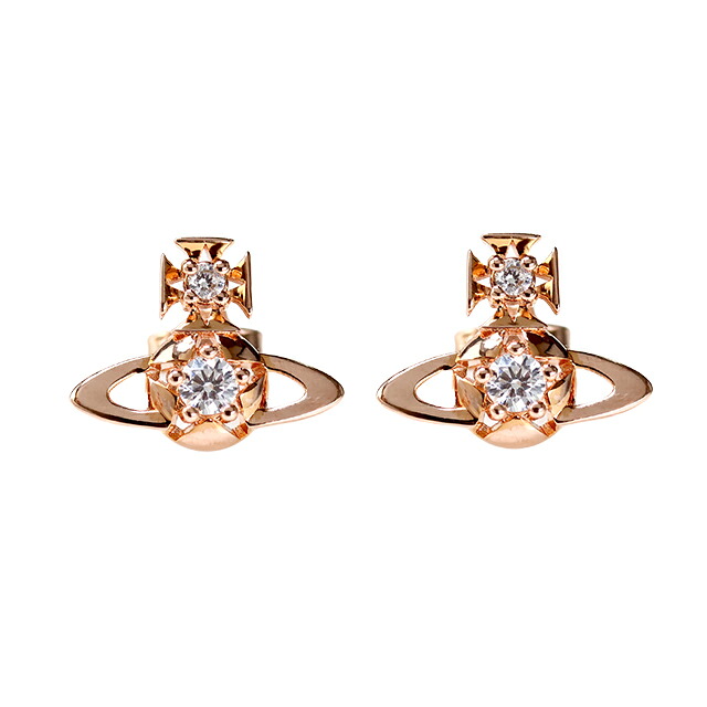 ヴィヴィアン ウエストウッド ピアス レディース Vivienne Westwood LEE オーブ ORB スタッド 両耳用 6201037C 02G103 ピンクゴールド アクセサリー ビビアン ジュエリー ブランド 高級 おしゃれ プレゼント 女性 実用的 かわいい