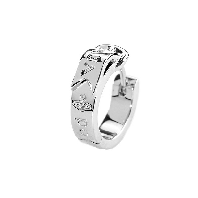 ヴィヴィアン ウエストウッド ピアス メンズ レディース ブランド Vivienne Westwood ボビー 真鍮 フープ 片耳用 62030053-02P019 シルバー アクセサリー ビビアン