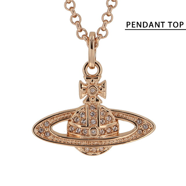 ヴィヴィアン ウエストウッド ネックレス Vivienne Westwood ミニバスレリーフ ペンダント メンズ レディース ユニセックス 63020086-G120 ピンクゴールド アクセサリー ギフト プレゼント 実用的