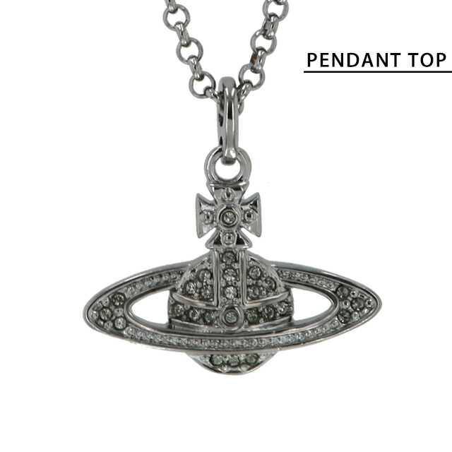 ヴィヴィアン ウエストウッド ネックレス Vivienne Westwood ミニバスレリーフ ペンダント メンズ レディース ユニセックス 63020086-S108 ブラック アクセサリー ギフト プレゼント 実用的