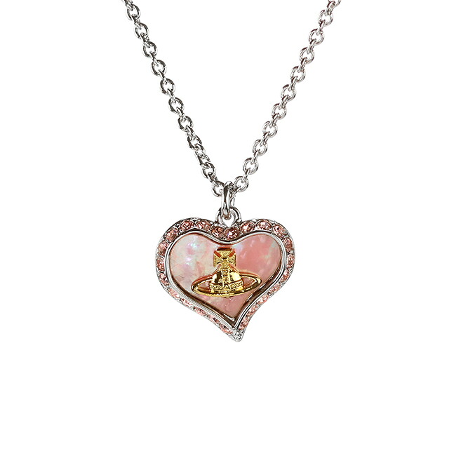 ヴィヴィアン ウエストウッド ネックレス チェーン レディース Vivienne Westwood ペトラ PETRA 63020103 02P659 シルバー ピンク アクセサリー ビビアン ジュエリー ブランド 高級 おしゃれ プレゼント 女性 実用的 かわいい