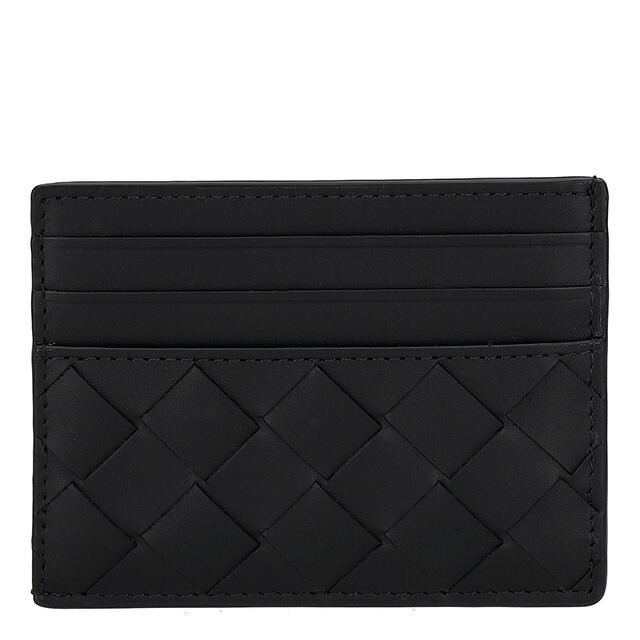 ボッテガ・ヴェネタ カードケース メンズ レディース ブランド BOTTEGA VENETA 635057-V3US3 8803 ブラック 定期入れ 高級 おしゃれ プレゼント 実用的