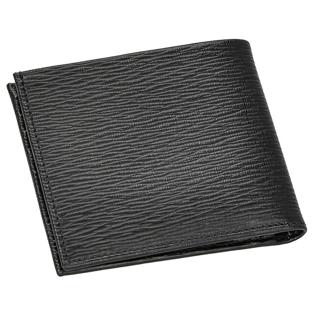 フェラガモ 二つ折り財布 メンズ Ferragamo 66A063CALF NERRT 685 950 ブラック ウォレット ブランド 高級 おしゃれ プレゼント 実用的