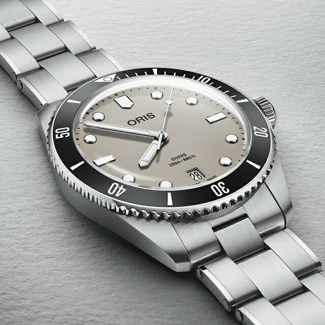 オリス ダイバーズ デイト 39mm 自動巻き 腕時計 メンズ 替えベルト ORIS 01 733 7795 4051-Set アナログ ブラウン スイス製 高級 ブランド おしゃれ 防水 プレゼント 男性 実用的