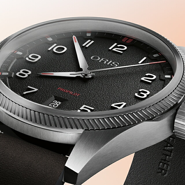 オリス プロパイロット デイト 41mm 自動巻き 腕時計 ブランド メンズ ORIS 01 733 7805 4164-07 6 20 14LC アナログ ブラック 黒 スイス製 高級 おしゃれ 防水 プレゼント 男性 実用的