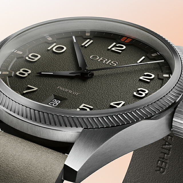 オリス プロパイロット デイト 41mm 自動巻き 腕時計 ブランド メンズ ORIS 01 733 7805 4167-07 6 20 16LC アナログ カーキ スイス製 高級 おしゃれ 防水 プレゼント 男性 実用的