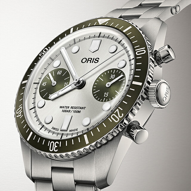 オリス ダイバーズ65 40mm 自動巻き（レッドローター） 腕時計 ブランド メンズ クロノグラフ ORIS 01 771 7791 4051-07 8 20 18 アナログ グレー スイス製 高級 おしゃれ 防水 プレゼント 男性 実用的