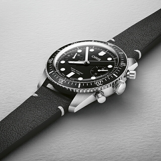 オリス ダイバーズ65 40mm 自動巻き 腕時計 メンズ クロノグラフ ORIS 01 771 7791 4054-07 6 20 01 アナログ ブラック 黒 スイス製 高級 ブランド おしゃれ 防水 プレゼント 男性 実用的