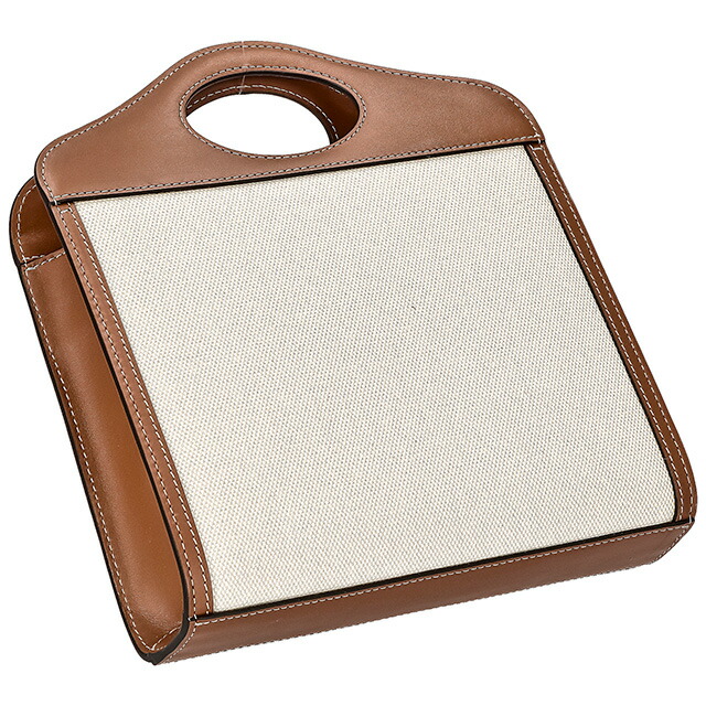 バ－バリ－ ハンドバッグ レディース BURBERRY 8039361 ブラウン 軽量 小さめ 手提げ ブランド 高級 おしゃれ プレゼント 女性 実用的 かわいい