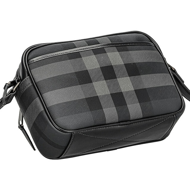 バーバリー ショルダーバッグ メンズ レディース BURBERRY チェック 8074099 ブラック 斜めがけ ブランド 高級 おしゃれ プレゼント 男性 実用的 かっこいい
