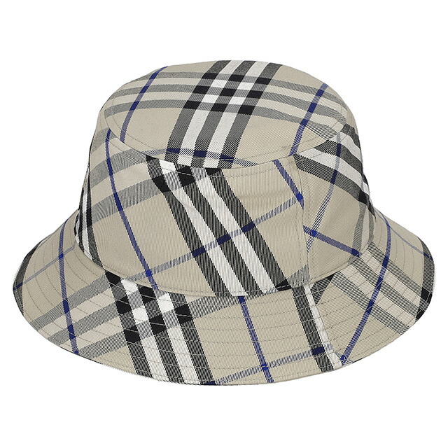 バ－バリ－ ハット メンズ レディース ブランド BURBERRY チェック 8085725 L ベージュ