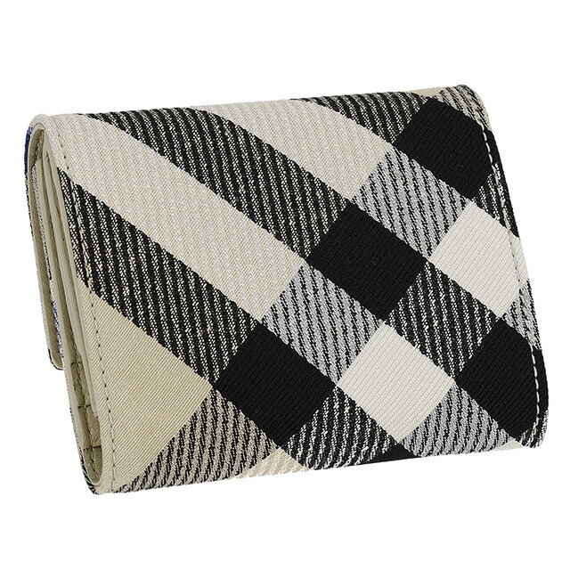バ－バリ－ 三つ折り財布 メンズ BURBERRY チェック 8086005 ベージュ ウォレット ブランド 高級 おしゃれ プレゼント 実用的