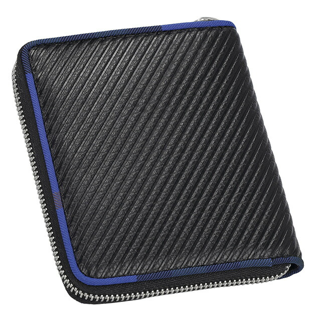 バ－バリ－ 二つ折り財布 メンズ レディース BURBERRY 8088850 ブラック ブルー ウォレット ブランド 高級 おしゃれ プレゼント 実用的