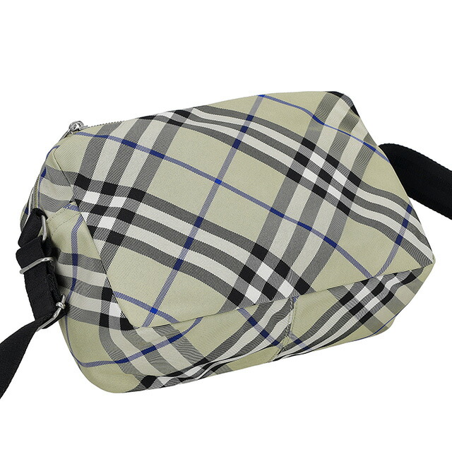 バーバリー ショルダーバッグ メンズ BURBERRY チェック 8091335 ライトベージュ 斜めがけ ブランド 高級 おしゃれ プレゼント 男性 実用的 かっこいい