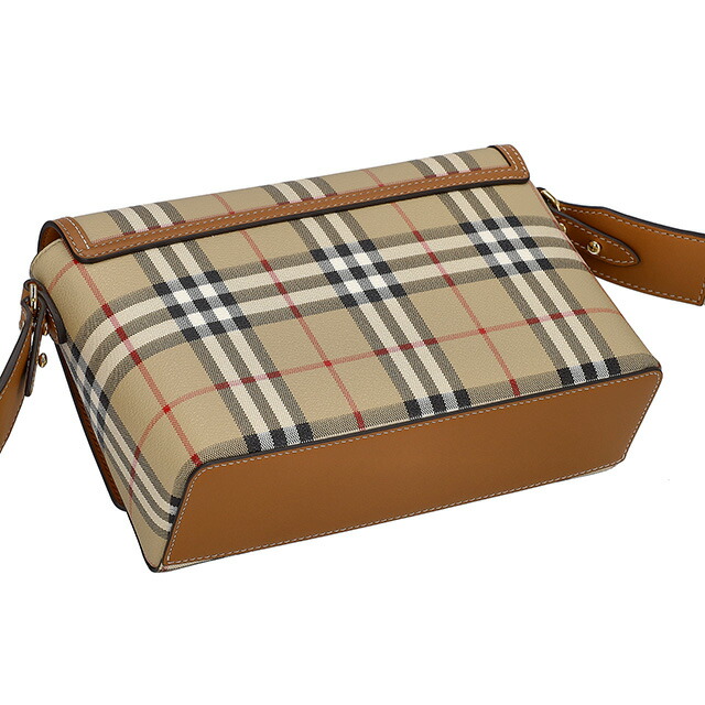 バ－バリ－ ショルダーバッグ レディース BURBERRY チェック 8092067 ベージュ 斜めがけ ブランド 高級 おしゃれ プレゼント 女性 実用的 かわいい