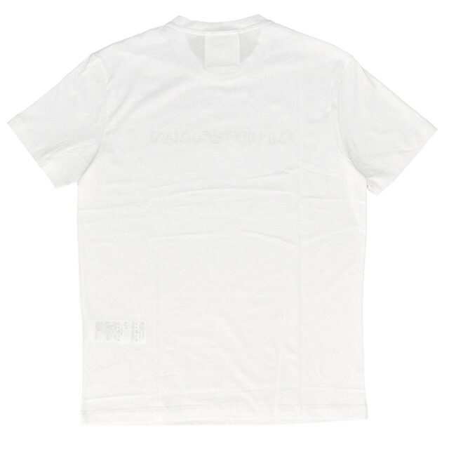 エンポリオ・アルマーニ Tシャツ メンズ ブランド EMPORIO ARMANI 8N1TN51JPZZ 0146 L ホワイト