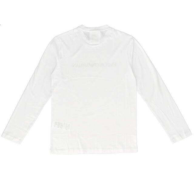 エンポリオ・アルマーニ Tシャツ メンズ ブランド EMPORIO ARMANI 8N1TN81JPZZ 0146 L ホワイト